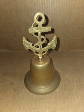 Bell Brass Hand Ship Anchor Rope Handle