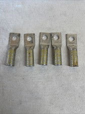 Lot of 5 New Ilsco CSWS-250-12 Compression Lugs Yellow Die 62