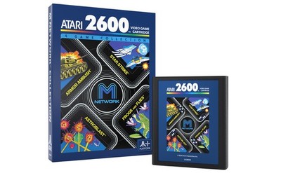 Atari M-Network Collection 4 Spielen wie Astroblast Frogs & Flies Atari 2600 NEU