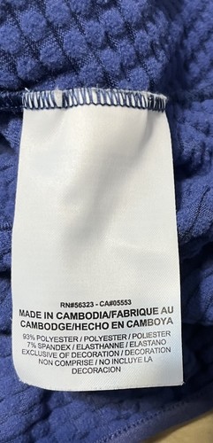 Nike Dri-Fit Damen Quarter Zip Laufjacke Pullover Blau Größe M - Bild 11 von 12