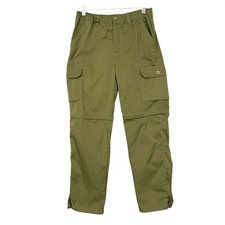 Aeropostale Utility Cargo Pants Womens Small Olive Green Convertible Zip Off Leg