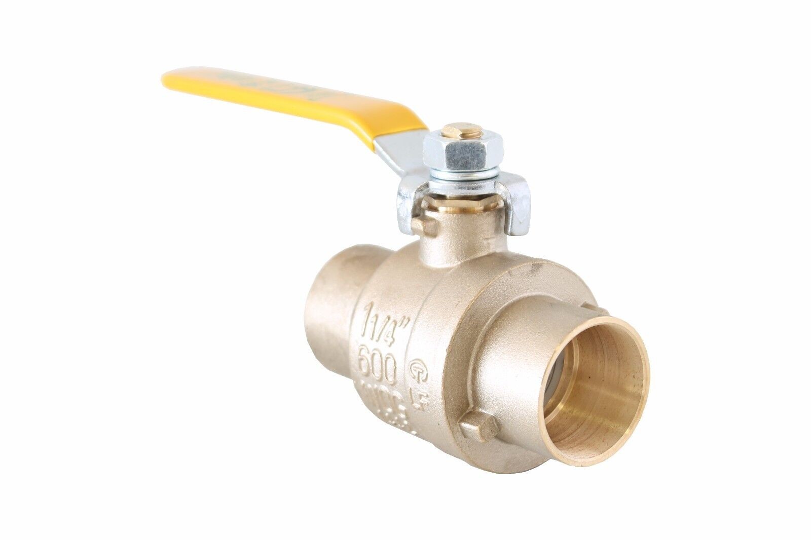 1/2" Inch Full Port Brass Ball Valve Lead Free Sweat Ends UPC/UL/FM