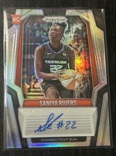 Saniya Rivers 2025 Panini Silver Prizm WNBA RC Rookie AUTO #SG-SR Sun