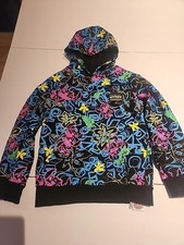 Disney Stitch Hoodie Kids Black Size 7/8
