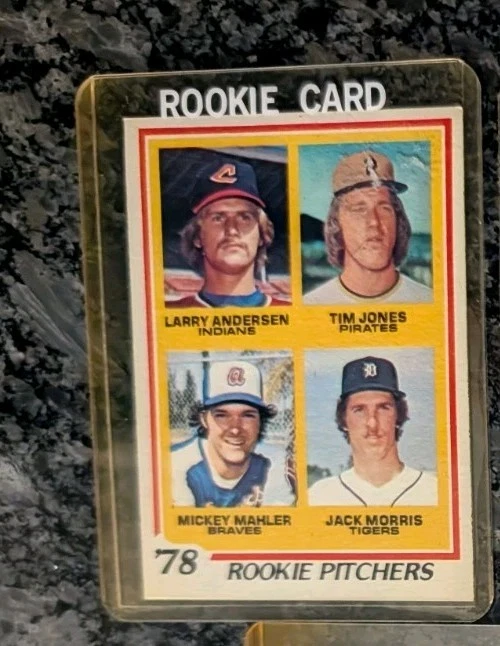 1978 Topps Rookie Lot Trammell, Morris, Whitaker, Parrish Tigers, W/ Dale Murphy - Image 3 of 4
