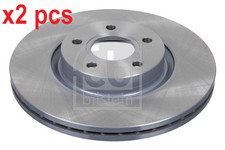 X2 PCS L&R SIDES FRONT BRAKE DISC 24566