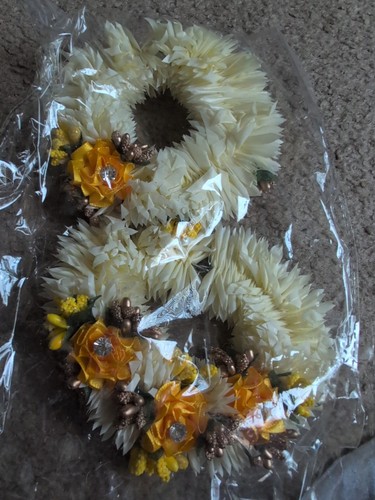 Gioielli fiori per sposa haldi, mehendi, baby shower bracciali gioielli fatti a mano - Foto 2 di 3