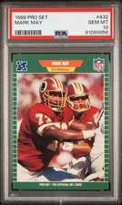1989 PRO SET #432 MARK MAY PSA 10