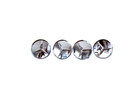 4x For Mercedes-Benz Gloss Silver Wheel Center Hub Caps Emblem Rim Caps Set 75mm