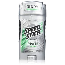 Speed Stick Power Fresh Antiperspirant Deodorant,  3oz 85g (Pack of 6)