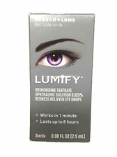 Lumify Redness Reliever Eye Drops 0.08 oz SEALED 11/2025