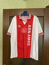 Ajax Amsterdam 1995 1996 Home Rare Vintage Umbro Football Shirt Soccer Jersey