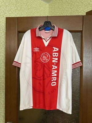 Umbro Ajax Amsterdam 1995 1996 Home Rare Vintage Football Shirt