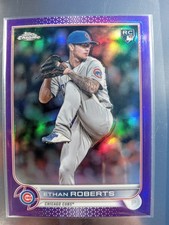 2022 Topps Chrome Update Series - Ethan Roberts #USC31 Purple Refractor (RC)