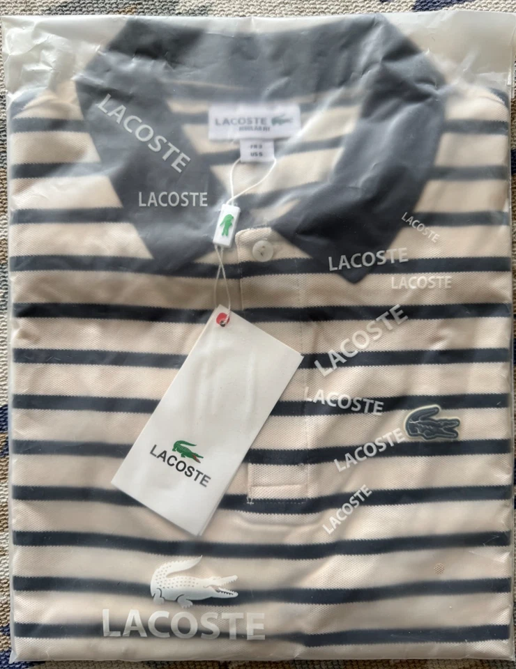 Lacoste Striped Polo Shirt Regular Fit - Brand new - image 2 of 4