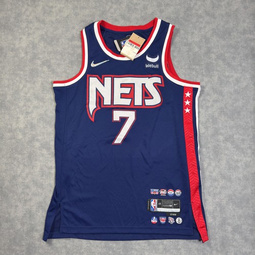 Brooklyn Nets Jersey Mens Large NBA Basketball Kevin Durant 7 Nike City Edition