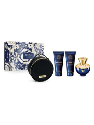 Versace Dylan Blue Pour Femme EdP Damen-Geschenkset 100 ml (3-Teilig) Duft NEU