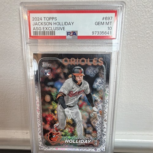 Topps 2024 Jackson Holliday ASG Exclusive #697 RC Baltimore Orioles PSA 10