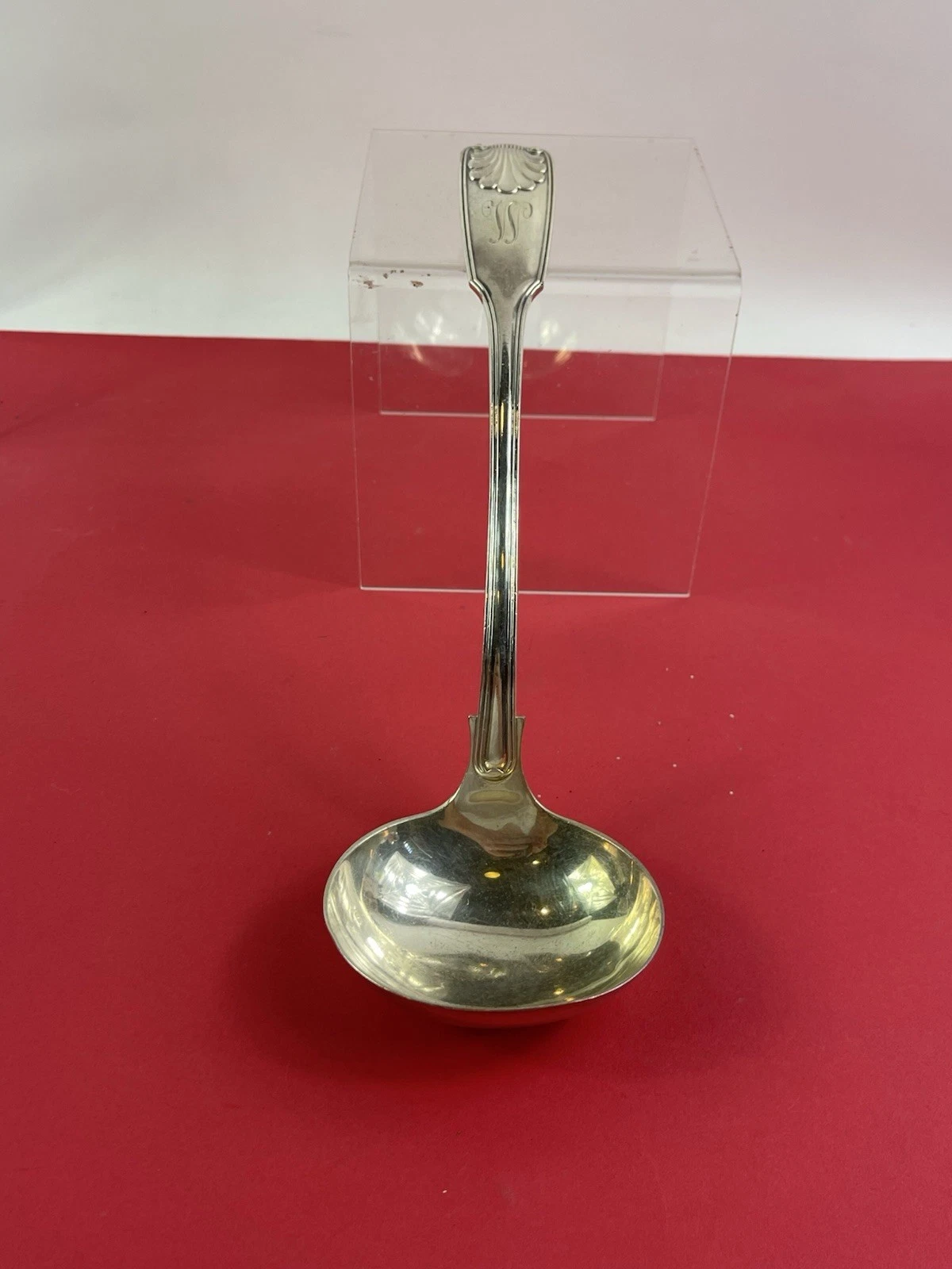 Silver Plate Sauce Soup Ladle Huge 11-1/2" long - Hallmarked , Monogram "W"
Opens in a new window or