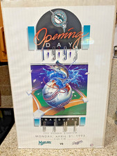 Florida Marlins Opening Day April 5-1993 Poster 18”X 27” #34012 of 75,000 RARE
