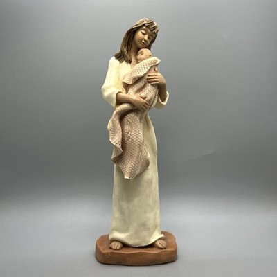 Life's Blessings Mother Holding Baby Sculpture Statue Figurine by Samaco - 9.5''