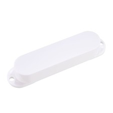 Sealed Single Coil Pickup Cover Set for ST Guitar No Holes White