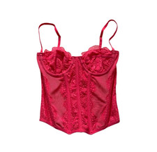 Out From Under Women's Corset Top S Pink Modern Love Bustier Lace Y2K Coquette