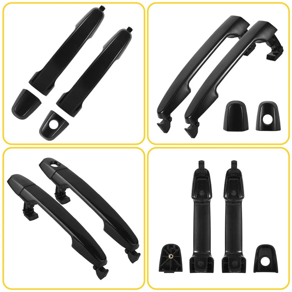 Manija de puerta exterior apta para Toyota 2001-2012 RAV4 LH+RH pasajero delantero lado del conductor Foto 4 de 4