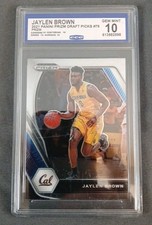 2021-22 Panini Prizm Draft Picks - Jaylen Brown #79 Silver Prizm CCG 10