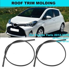 LH & RH Dach Limousine Tropfleiste Seitenoptik PAAR Für Toyota Yaris 2014-2018