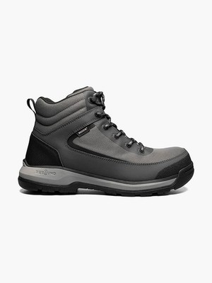 Bogs Shale Mid CT ESD Men's Work Boots, Gray Multi, 11D(M)