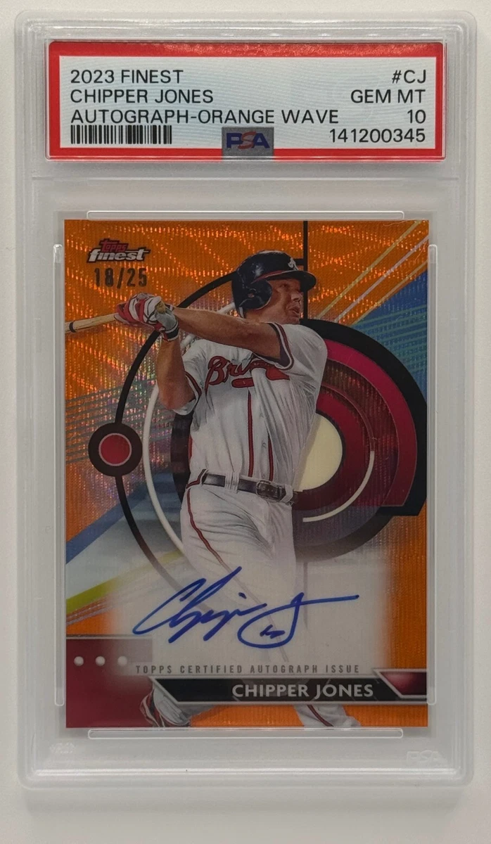 Chipper Jones Baseball Grade 10 Sports Trading Cards & Accessories