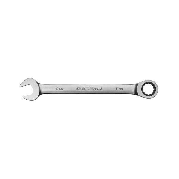 Gedore RED Combination Ratchet Wrench 17 mm length 233 mm