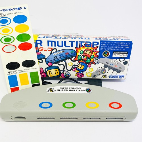 Nintendo Super Famicom Super Multitap Hudson HC-696 Multi tap SNES BOX HUDSON - Picture 2 of 18