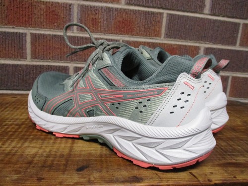 Asics Womens Gel Venture 9 1012B313 Green Pink Running Shoes Sneakers Size 8.5 - Picture 16 of 18