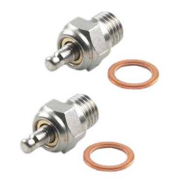 2PCS ShareGoo Glow Plug N4#4 NO.4 Medium Hot Spark 70117 Compatible Sliver 