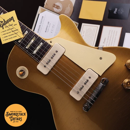 [RRP £6799] Gibson 2023 Custom Murphy Lab Heavy Aged 1954 Les Paul Goldtop MINT