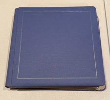 Creative Memories 12x12 Retired Size Blue Album with 39 Natural Pages - New