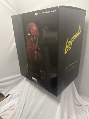 RARE DEADPOOL 1/2 Scale Resin Bust Marvel #578 Of 1000 LE