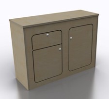 PLY Campervan Kitchen Pod Unit Camper Van Furniture Kit POD-064M