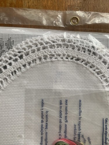 Wedding Heart Doily Cross Stitch Kit Bucilla NIP 16 in - Picture 9 of 9