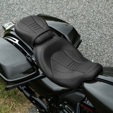 Low-Profile Driver + Passenger Seat Fit For Harley Touring Road Glide 2009-2023