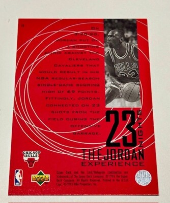 Michael Jordan 1997Upper Deck 23 Nights The Jordan Experience