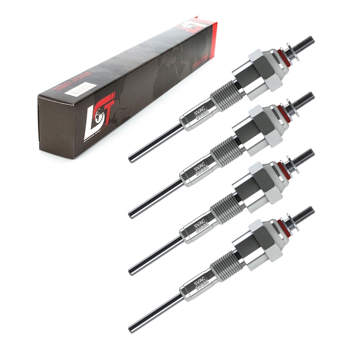 4X Glow Plugs 12 Volt For MORRIS MARINA 1500 Diesel 1971-1980