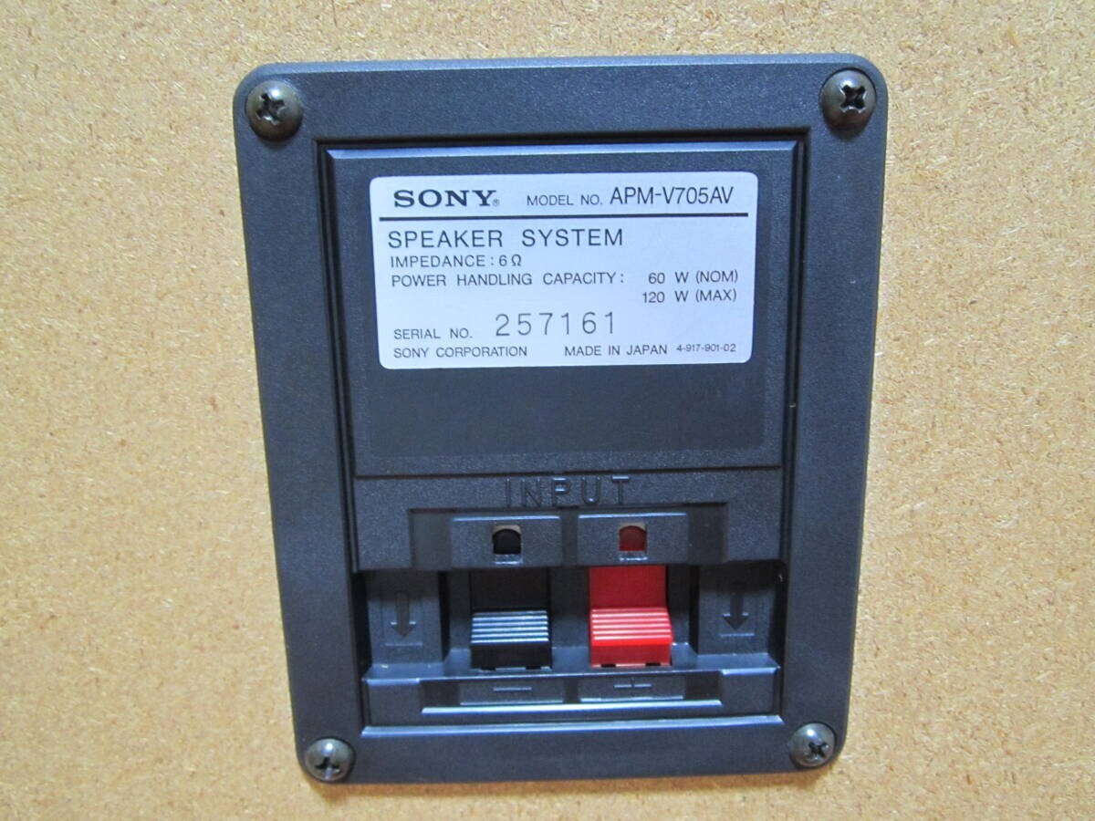 SONY APM-V705AVSpeaker System 2 pairs Pedestal Audio Black