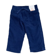 Gymboree Arctic Explorer Boys Sz 12-18 MON Blue Corduroy Pants NWT