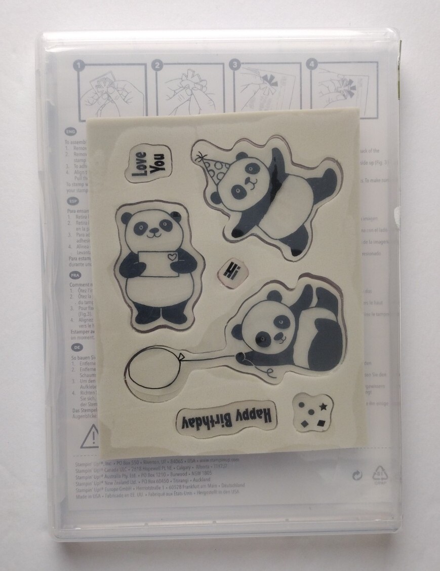 スタンピンアップ  Party  Pandas Stampin Up Party Pandas Stamp Set | eBay
