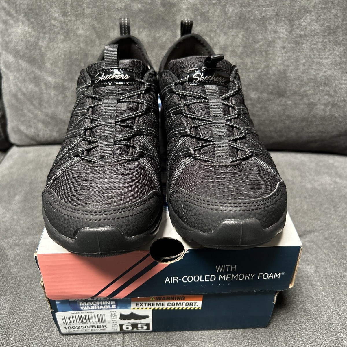 Memory Foam Zapatos Skechers Made In China Skechers Unisex Work