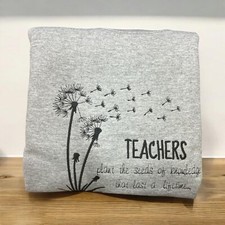Teachers Embroidered Crewneck, Teacher Appreciation, Christmas, End of School