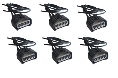 set of 6 x Connector of Ignition Coil UF430 Fits: Lexus Toyota 2004-2008 V6 3.3L